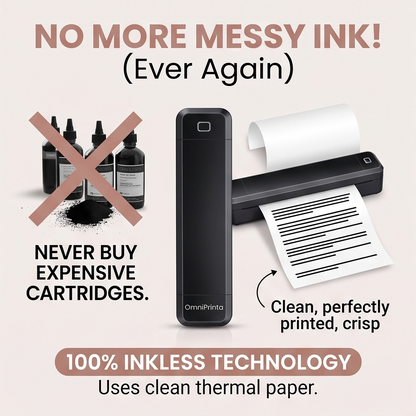 OmniPrinta™ Wireless Inkless A4 Printer